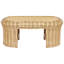 5 Seater Rattan Garden Sofa Set Natural LIVADEIA