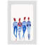 «Blue Stripes» - impression encadrée-31334096