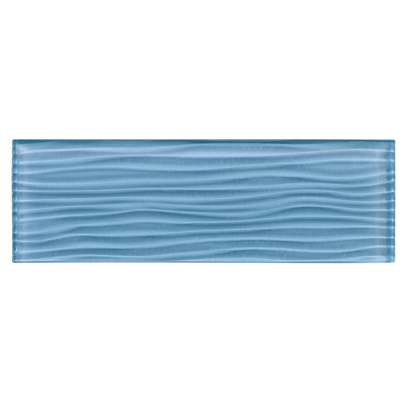 Enchant-Parade  4-in. x 12-in. Glass Subway Textured Polished Wall & Floor Tile, Spell