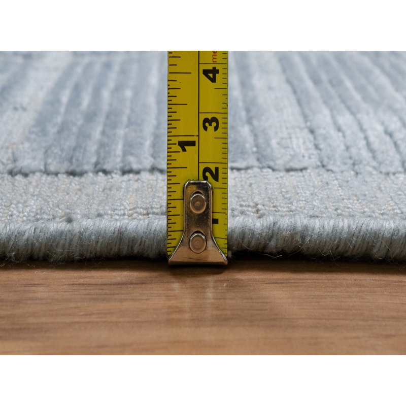 Sybile One-of-a-Kind 8'2" X 9'10" New Age Wool Area Rug Blue