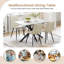 Extendable Metal Base Dining Table-1184016209