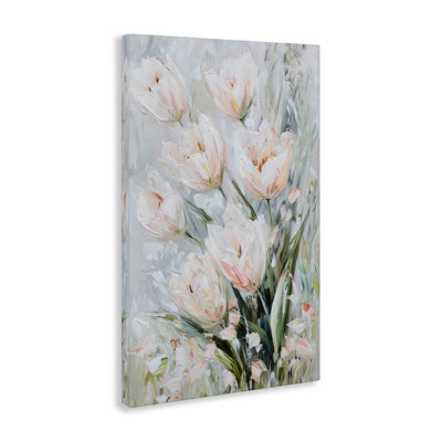 Spring Floral Blossoms Canvas Wall Art, design by LSR Creative Studio