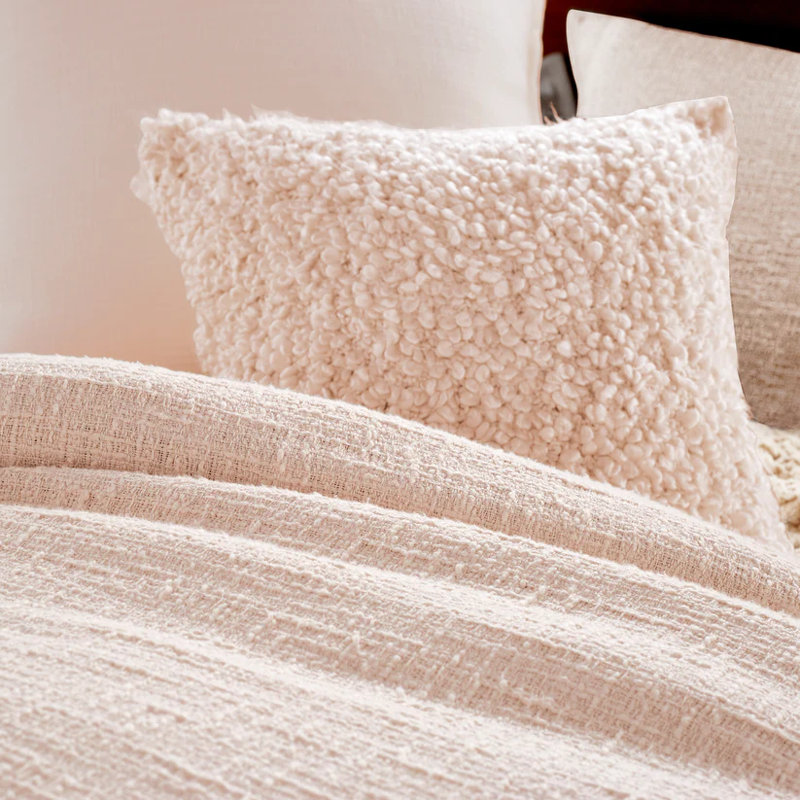 Coussin DCLY Pure Looped 18 x 18, Rose
