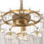 Modern 3-Light Tiered Plum Blossom Glass Tube Chandelier