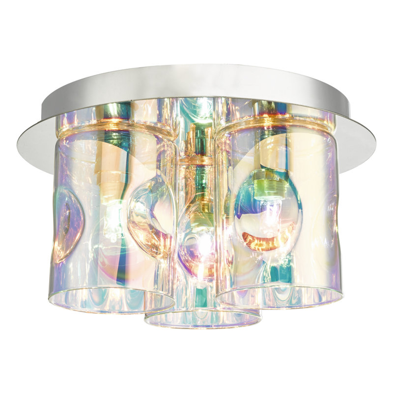 Schreck Glass Flush Mount