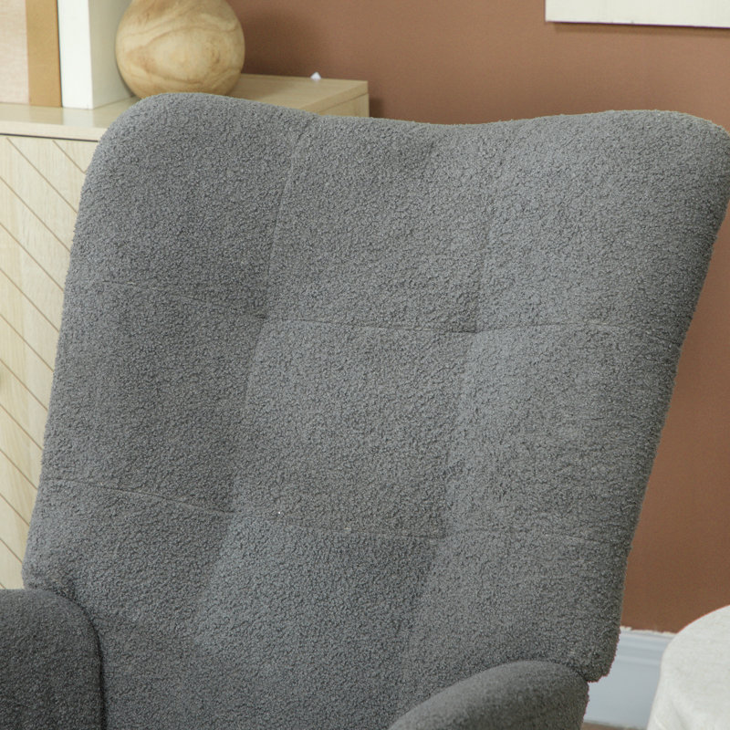 Teddy Velvet Rocking Chair