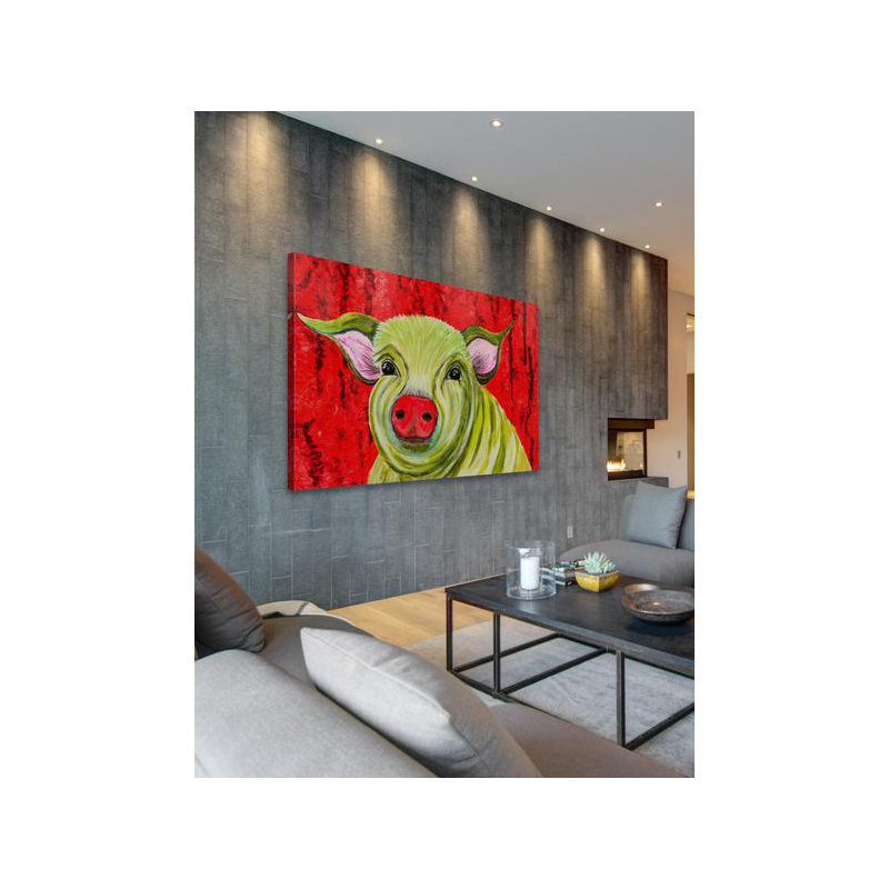 France Gilbert - Wrapped Canvas Painting, 30cm H x 45cm W