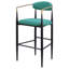 Chaise de bar rembourrée en tissu (ensemble de 2)-125536256-125536257