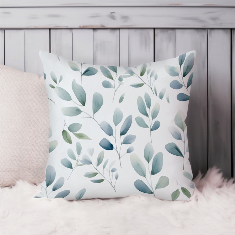 Botanical Eucalyptus Leaves Pattern Leaf I, 20"H x 20"W