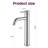 High-flow Stainless Steel Modern Faucet For Luxury Bathroom Experience
