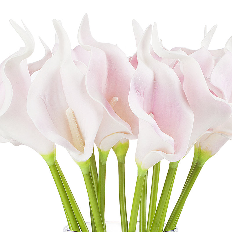 Lys centre de table en vase, Rose