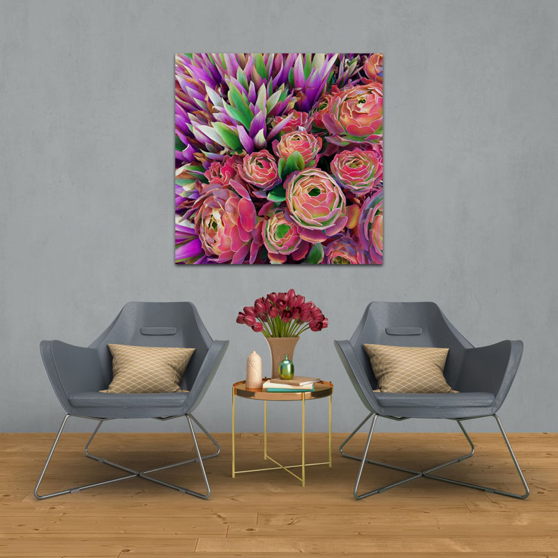 " Cactus 195 ", 20" H x 20" W x 1.5" D