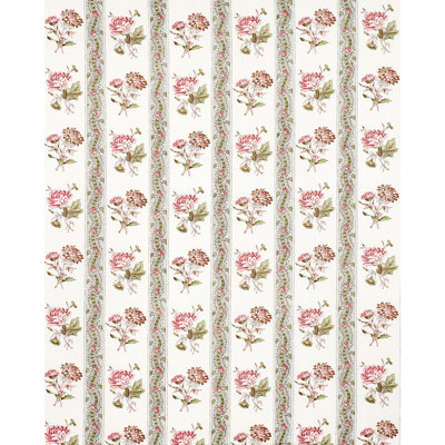 Ariana Floral Stripe Fabric