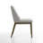 7-Piece Dining Table Set, Seats 6, 82.7" Oak Table with Black X-Shape Metal Legs & 6 Grey Curved-Back Chairs