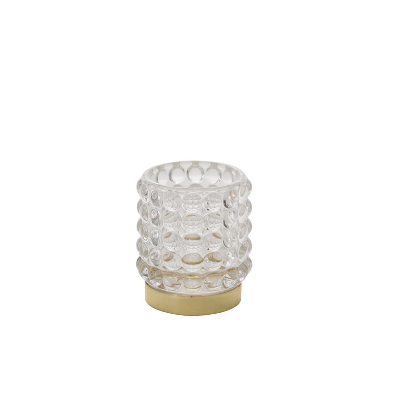 Millay Votive, 3" H x 2.75" W x 2.75" D