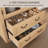 Arched Display Cabinet for Kitchen, 71'' Tall Storage Cabinet Bookcase with Glass Doors & Adjustable Shelves-2105854488
