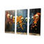 Chine, masques d'opéra jaunes et bleus I - art mural chinois-504901298-504901308