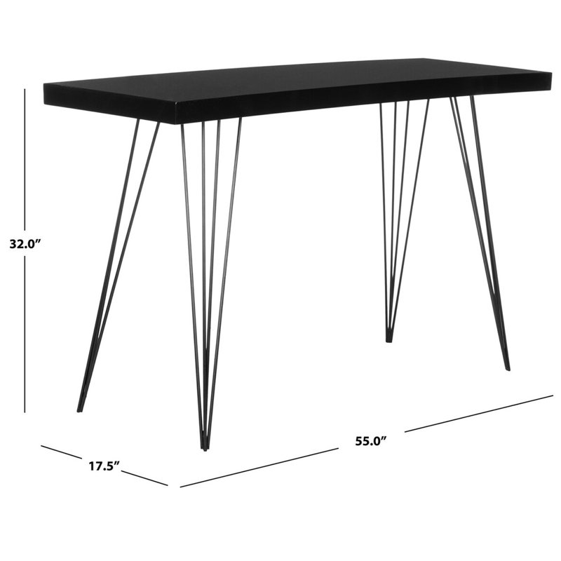 Ivesdale 55'' Console Table, Black