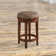 Hornbeck Swivel Upholstered Counter Stool with Solid Wood Frame