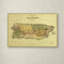 «Map 29» par Kadey, impression sur toile-21645452
