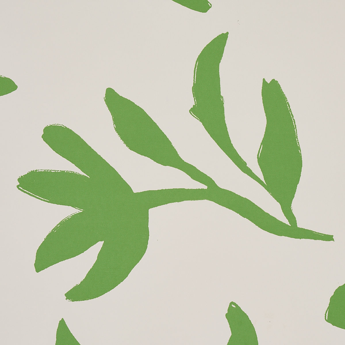 Schumacher Laurel Wallpaper Roll, Green