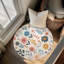 Tapis tressé Bright Sunflower Fields-106464177