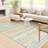 Wymond  Machine Washable Moroccan Area Rug Aztec Geometric Carpet With Non-Slip Backing-111819916