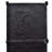 Modular Cabinet, 8 Storage N Hanging Compartments, Black White 59 Inch