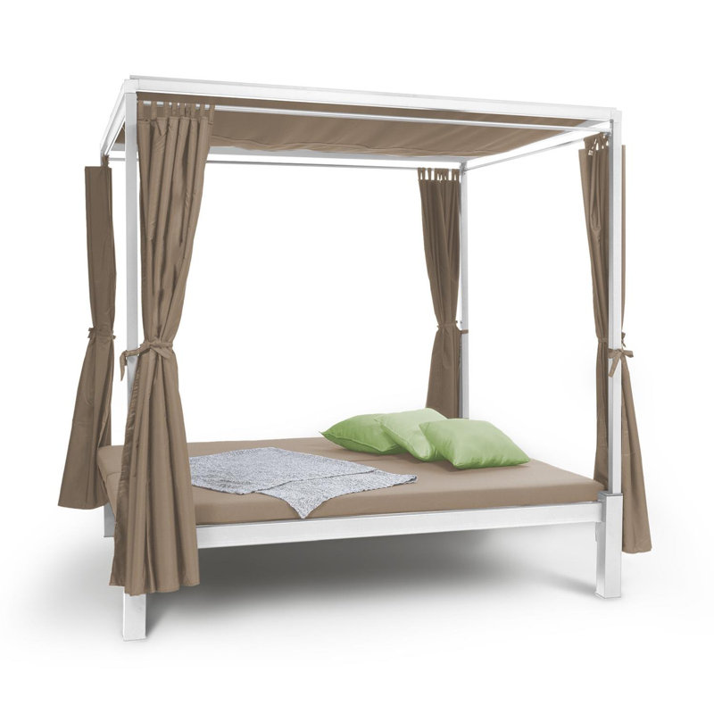 175 X 205cm Solid Wood Bed with Mattress