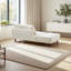 Chaise longue d'intérieur rembourrée avec repose-pieds Boucle Méridienne-119212554