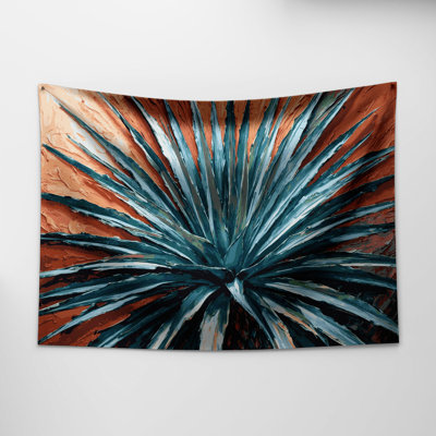 Southwestern Plants Century Plant 154 Wall Tapestry