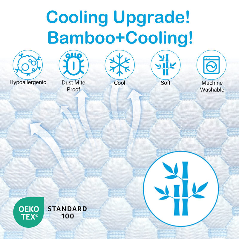 Oreiller ferme en bambou, Standard
