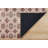 Machine Washable Boho Floral Tile Powerloomed Rug in Blush/Rust/Gray-2098337759