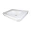 Lavabo de salle de bain rectangulaire en porcelaine vitreuse avec trop-plein victoria