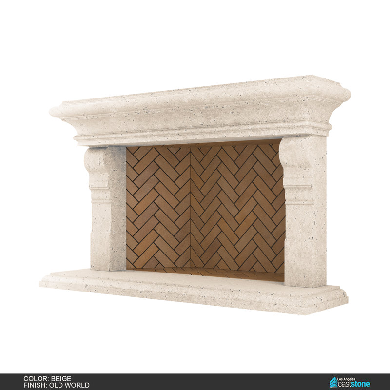 Areni Fireplace Surround, Old World Beige