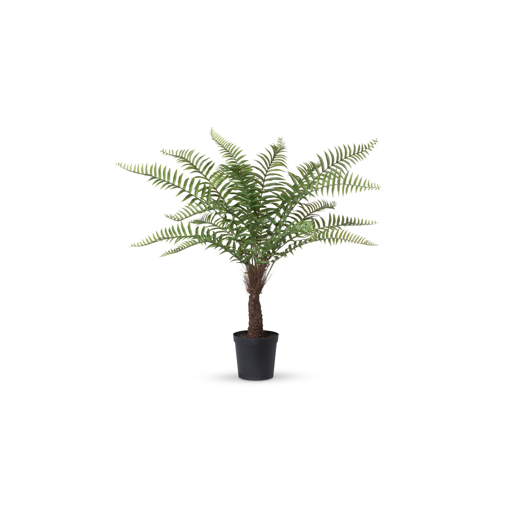 Faux Fern Tree in Pot, 4'