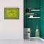 Bungalow Bungalow «Hanukah Menorah On Green» par Andrea Strongwater, art mural sur toile-1099378418