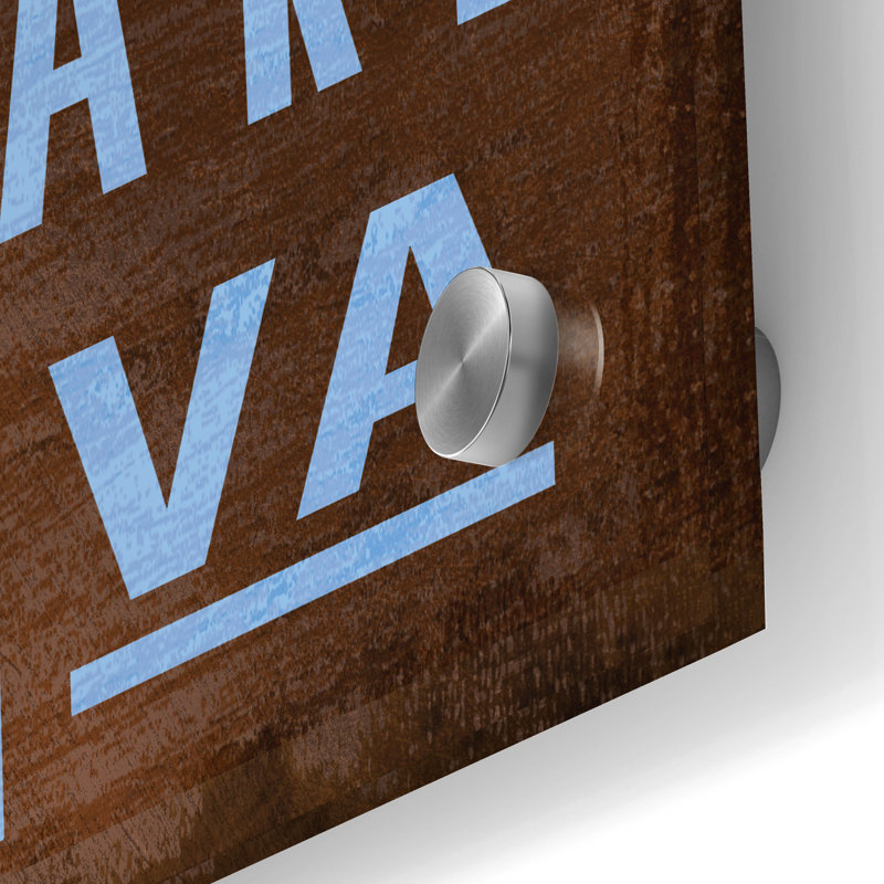  «Nrv Text» par Art Licensing Studio, art mural en verre acrylique, 24 po x 48 po, H 48 po x l 24 po