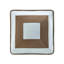 King Comforter 7 Pieces - Blue And Taupe With Decorative Pillows Steam Piece Bedding Ribbon Wrinkle- Feature