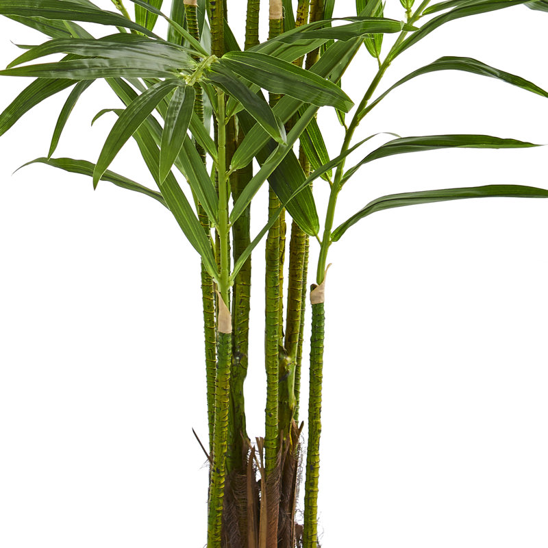 Palmier artificiel 96 po en pot, H 96 po x l 11 po