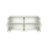 Thanatos 4-Glass Door Faux Wood Storage Cabinet-1252444224