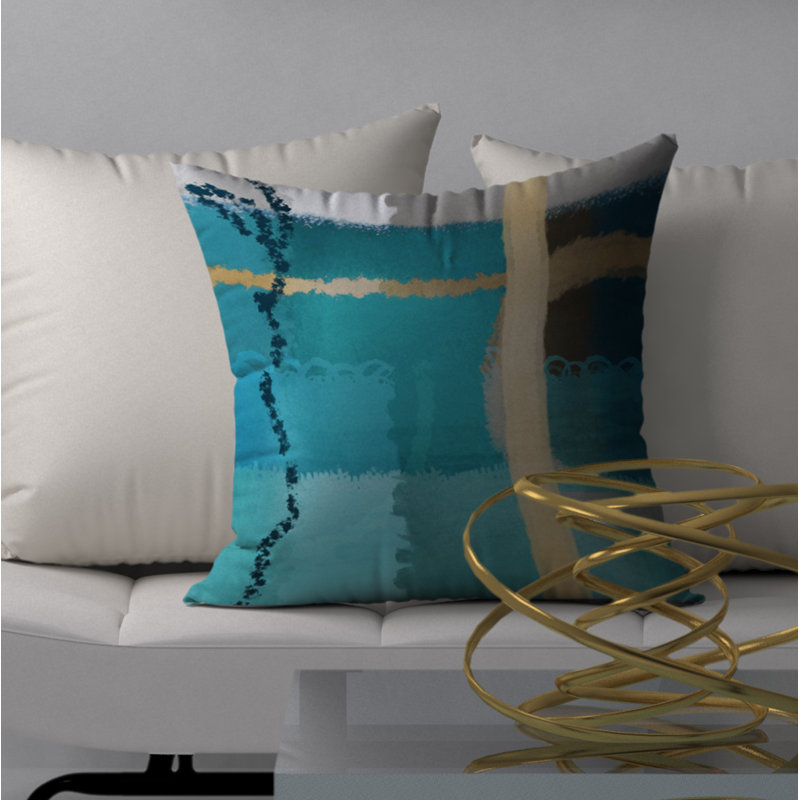 Housse de coussin carrée/insert, 24 po x 24 po