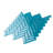 11"X 12.6" Herringbone Polished Glass Mosaic Tile-61266921