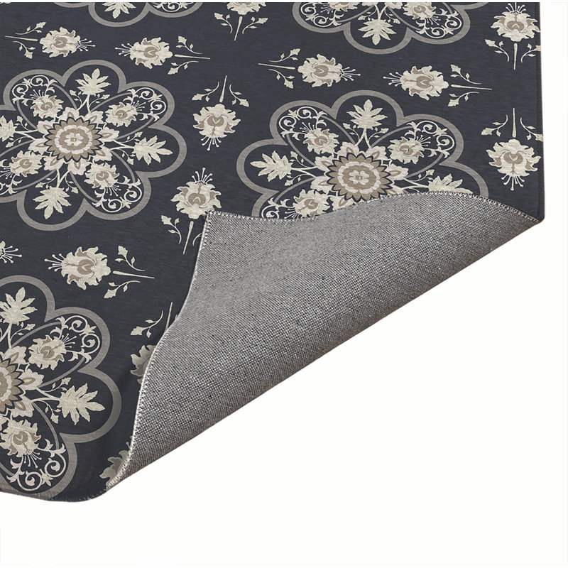 Tapis de cuisine Skye, Gris anthracite, Rectangulaire 2 pi x 3 pi