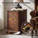 Williams End Table With Hooded Caster Wheels And Built-In Outlets