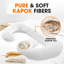 Oreiller de soutien en fibres naturelles