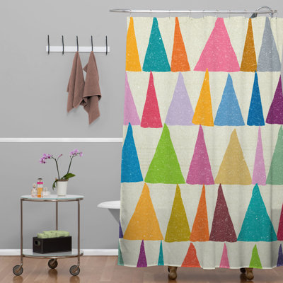 Nick Nelson Geometric Shower Curtain