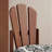 Brown Solid back side Chair(Set of 2)