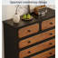 Commode d'appoint rétro grande capacité simple
