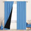 Paire de rideaux 100% occultant avec passe-tringle Deconovo-75196903-75196909